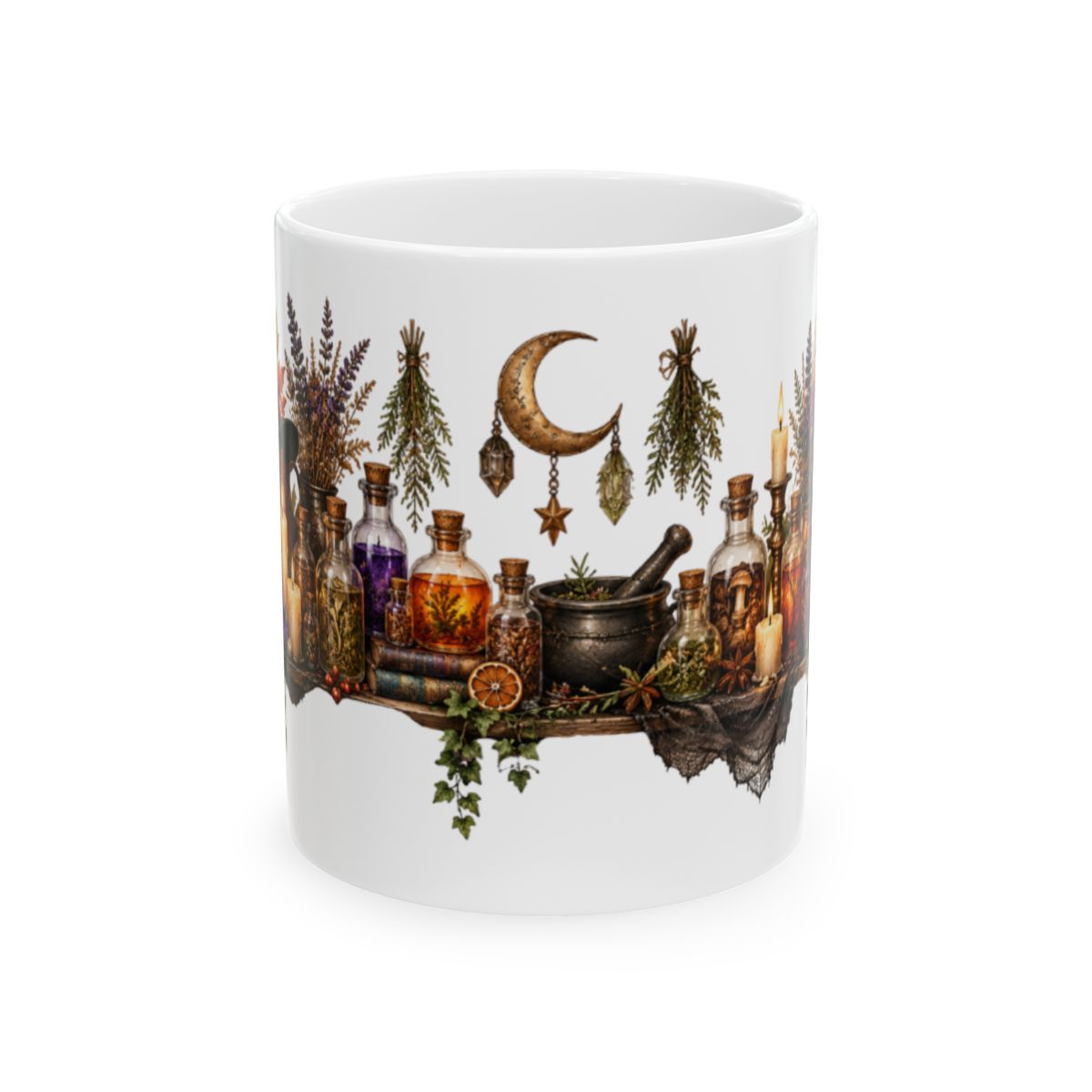 Witch Apothecary Moon Potions Mug | Ceramic Mug