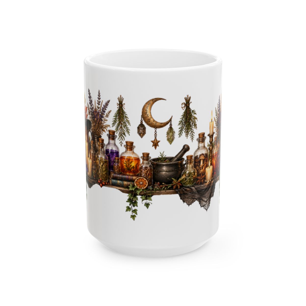 Witch Apothecary Moon Potions Mug | Ceramic Mug