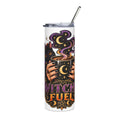 Witch Fuel Tumbler | 20oz Stainless Steel Moon Cat Coffee Cup