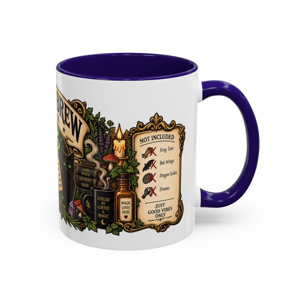 Witch's Brew Potion Bottle Mug | Colorful Ceramic Coffee Cup (11oz, 15oz)